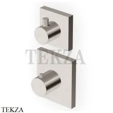 Zucchetti PAN Термостат для душа, 2-3 выхода, внешняя часть ZP8646.C3, brushed nickel