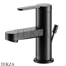 Keuco IXMO FLAT Смеситель для раковины 60, с донным клапаном 59504373000, черный матовый