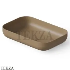 Dea Design Washbasins Раковина настольная 58х38 см Solid Surface DD9103 580 2, Light Camel №2