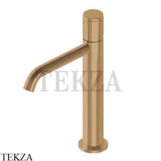 Gattoni MD Смеситель для раковины, RONCO, с донным клапаном MD112/22VB, Old Brass