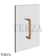Gessi Shower G Rigato Ручка-держатель на стекло 20 см 67521-726, Warm Bronze Br. PVD