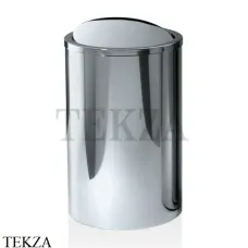 Decor Walther DW 121 Корзина для белья с крышкой 0610770, сталь глянец