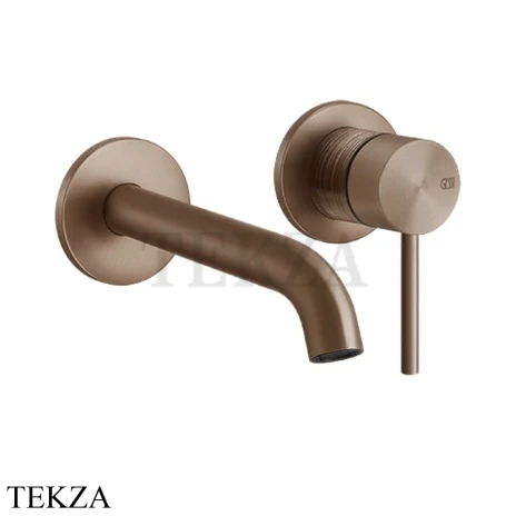 Gessi 316 TRAME Смеситель для раковины, внешняя часть, 11-14 см 54383-708, Copper Brushed PVD