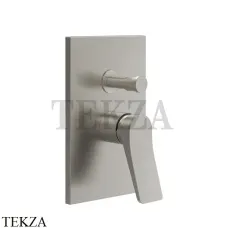 Gessi RILIEVO Смеситель для душа на 2 потока, внешняя часть 59079-149, Finox Brushed Nickel