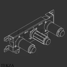 CEA Встраиваемая часть для смесителя на три отверстия на стену PWF02