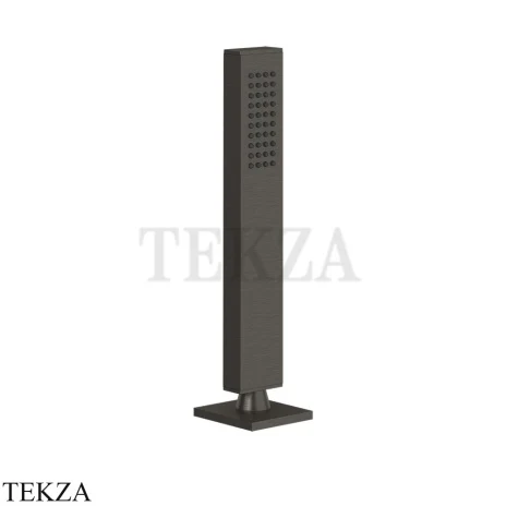 Gessi Rettangolo Душевая лейка на борт ванны 20127-707, Black Metal Brushed