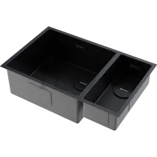 Omoikiri Taki 69-2-U/IF-L Side Кухонная мойка нерж. сталь две чаши 4997050 графит Omoikiri Taki 69-2-U/IF-L Side Кухонная мойка нерж. сталь две чаши 4997050 графит