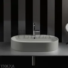 Kerasan Nolita Раковина чаша накладная с 1 отверстием 028559, Grigio matt