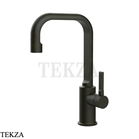 Gessi INCISO Смеситель для раковины высокий, ручка сбоку, без гарнитура 58006-187, Aged Bronze