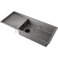 Omoikiri Sintesi 116 Кухонная мойка Artceramic прямоугольная с крылом 4997124 leningrad grey