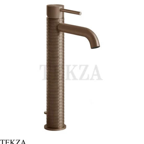 Gessi 316 MECCANICA Смеситель для раковины, с донным клапаном 54204-708, Copper Brushed PVD