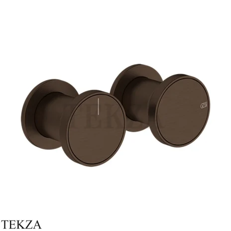 Gessi Origini WARM Смеситель для душа 2 потребителя, внешняя часть 66079-845, Dark Bronze