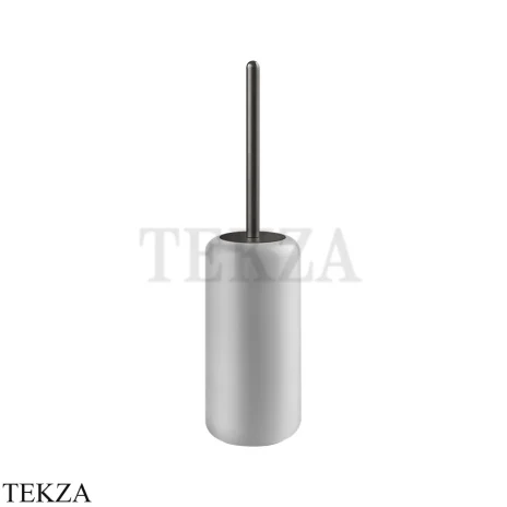 Gessi Goccia Ершик напольный, белая керамика 38043-707, Black Metal Br. PVD