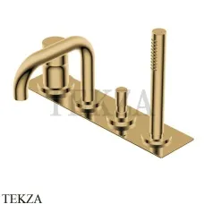 Ritmonio Diametro35 S Смеситель для ванны с гарнитуром PR52EG101 GOX, Brushed Gold