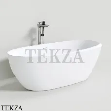 NT Bathroom NT204 Venezia Ванна свободностоящая из литого камня Solid Surface, белый матовый