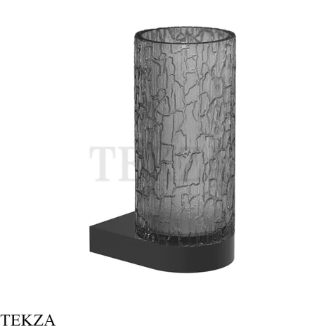 Gessi Incastri Стакан настенный, Light smoke 75407-299, черный матовый