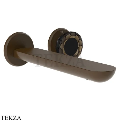 Gessi Perle Смеситель для раковины, внешняя часть 74888-845, бронза Dark Brush