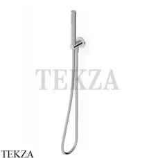 Zucchetti Душевой гарнитур, стержневая лейка, вывод Z93930.C8, nickel глянец