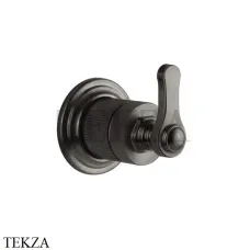 Gessi VENTI20 Вентиль запорный, 1 поток, внешняя часть 65247-707, Black Metal Br. PVD