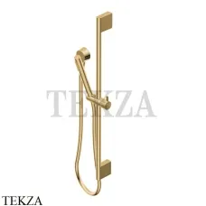 Ritmonio SHOWER Душевой гарнитур на штанге с выводом 74W017 GOX, Brushed Gold