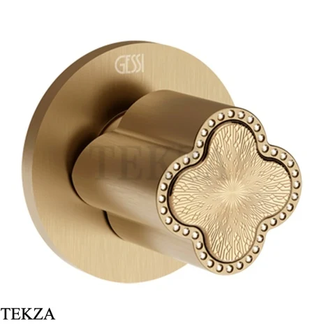 Gessi Ludovica Смеситель-рычаг управления crystals, внешняя часть 76309-726, бронза Brushed