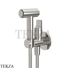 FIMA Carlo Frattini Гигиенический душ, смеситель, шланг 120 см F2320/4SN, Brushed nickel