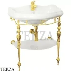 Migliore Bella Консоль напольная для раковины 20720, золото глянец