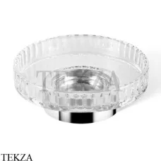 Decor Walther Century STS мыльница настольная, стекло граненое 0587600, хром глянец