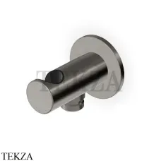 Zucchetti Вывод для душа с держателем Z93933.C51, brushed metal black