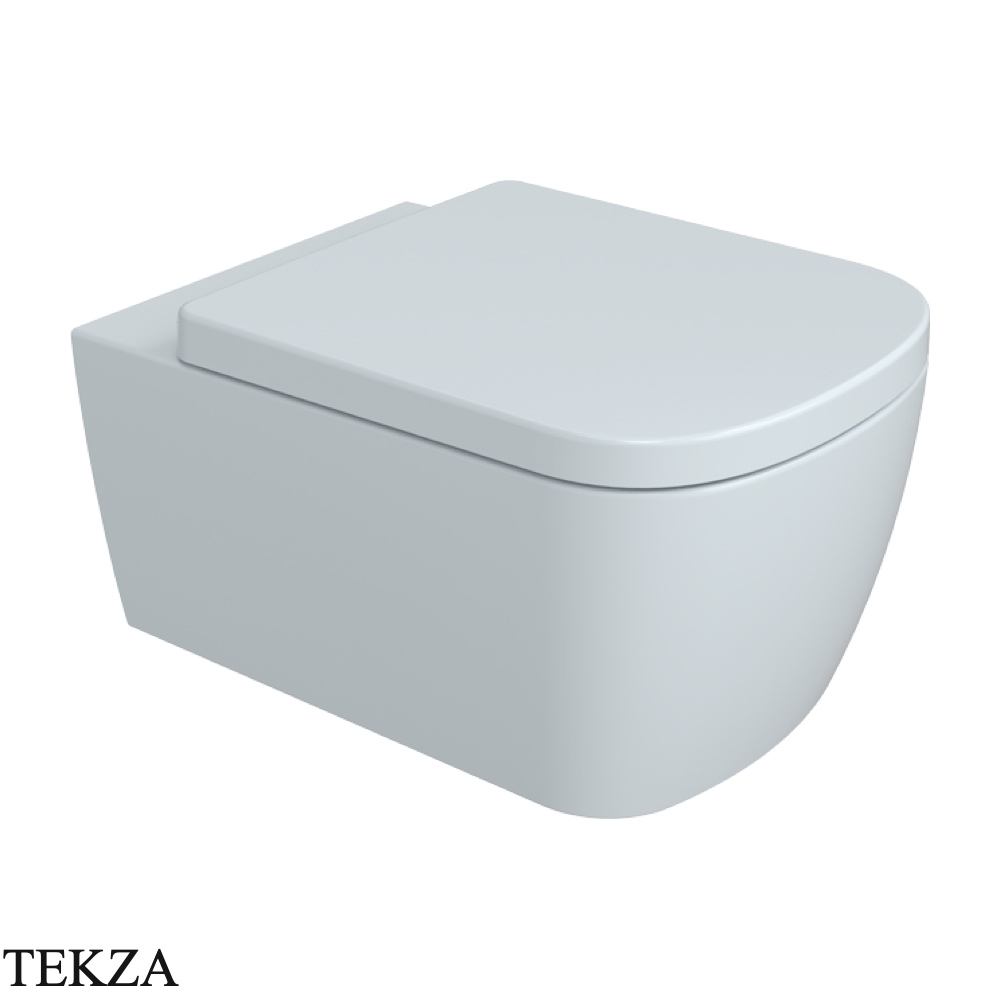 Flaminia Play унитаз подвесной GoClean чаша без ободка PY118GAP, голубой Azzurro Polvere глянец