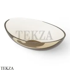 Dea Design Washbasins Раковина настольная овальная Glasstech DD9039 550 R6, Classic Green R6