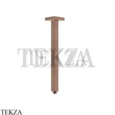 Newform Кронштейн для душа квадратный потолочный L=350 26599.59.067, PVD Br. Copper Bronze