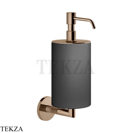 Gessi ANELLO Дозатор для жидкого мыла настенный, композит черный 63714-030, Copper PVD