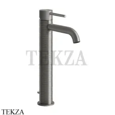 Gessi 316 TRAME Смеситель для раковины, с донным клапаном 54304-239, Steel Brushed