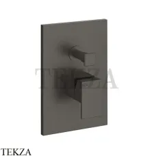 Gessi Rettangolo shower Смеситель для душа 2 потока, внешняя часть 44604-707, Black Metal Brushed PVD Gessi Rettangolo shower Смеситель для душа 2 потока, внешняя часть 44604-707, Black Metal Brushed PVD