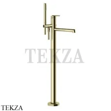 Gessi INGRANAGGIO Смеситель для ванны напольный, с гарнитуром 63528-710, Brass PVD