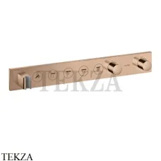Axor ShowerSelect Термостат для 5 потребителей, внешняя часть 18358300, Polished Red Gold