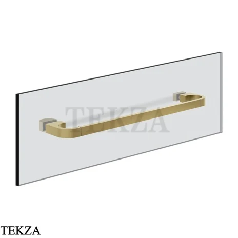 Gessi Perle Полотенцедержатель для крепления на стекло, 30 см 74911-727, шампань Brushed