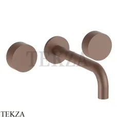 Fantini AF/21 Смеситель для раковины на 3 отверстия, внешняя часть 27P9A813B, Matt Copper