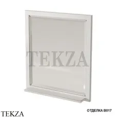 Caprigo ALBION Зеркало в раме с полкой, 10331-B017, Bianco oro caldo