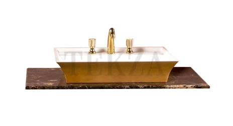 ARMADI ART NeoArt Столешница 101 см 857-101-ED LV6, EMPERADOR DARK (коричневый мрамор)
