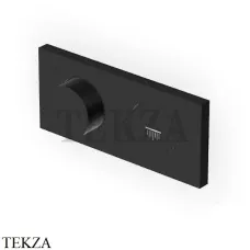 Zucchetti Hoop Термостат для душа на 1 поток, внешняя часть ZHO781.P81, brushed total black PVD