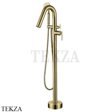 Boheme ETERNA Смеситель для ванны напольный, комплект с встройкой 179-MG, Matt Gold