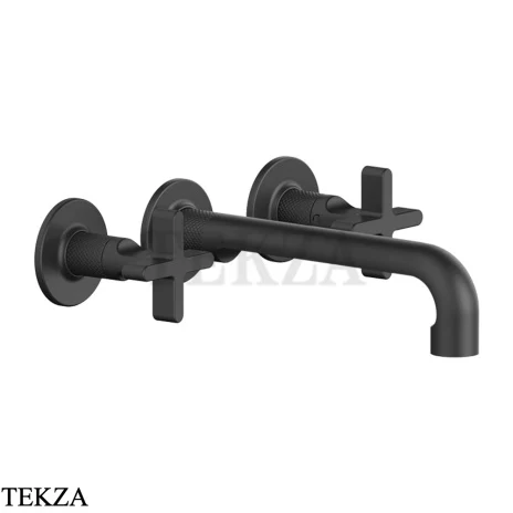 Gessi INCISO+ Смеситель для раковины на три отверстия, внешняя часть 58190-299, Black XL