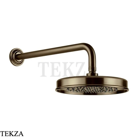 Gessi VENTI20 Верхний душ 200 с настенным креплением 65148-791, Deep Bronze Br. PVD