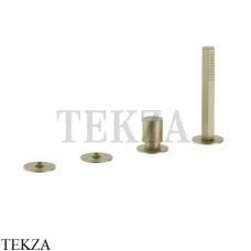 Fantini Venezia Смеситель на борт ванны без излива (ручка отдельно), 29P6N467S, Matt British Gold