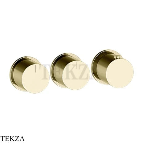 Gessi Habito Bath-shower Термостат на 2 потока, внешняя часть 63434-710, Brass PVD