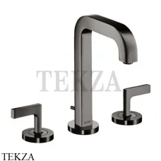 Axor Citterio Смеситель для раковины 170, с донным клапаном 39135330, Polished Black Chrome