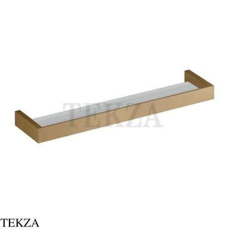 Gessi Rettangolo Полка настенная в душевую зону verex 20945-791, Deep Bronze Brushed PVD
