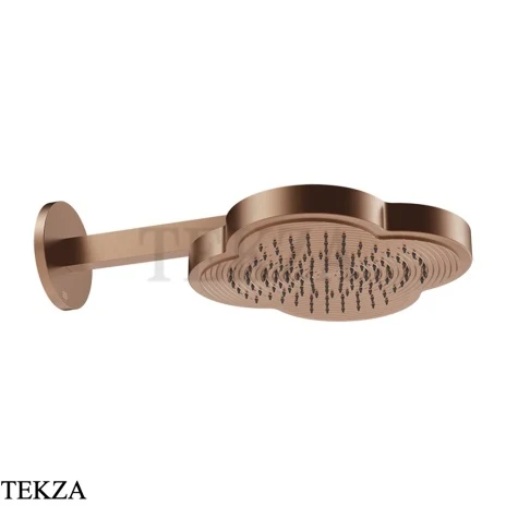 Gessi Ludovica Верхняя душевая лейка с кронштейном из стены 76149-708, медь Brushed